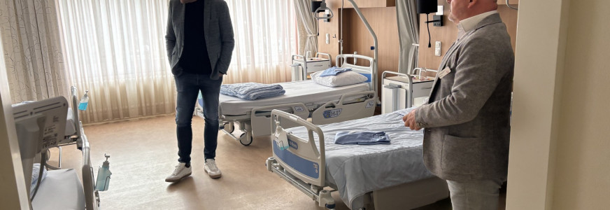 Werkbezoek Tweede Kamerlid René Claassen (PVV) aan Annadal Kliniek in Maastricht 