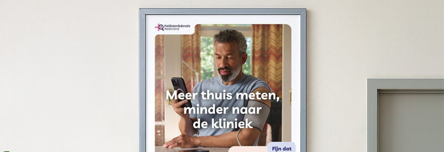 Digitale zorg en Passende Zorg: campagne helpt klinieken het gesprek met patiënten te starten