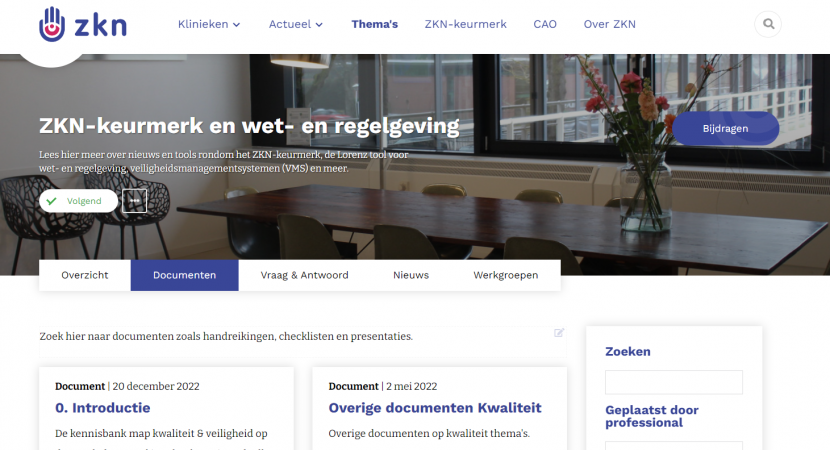 Tips & rondleiding ZKN.nl