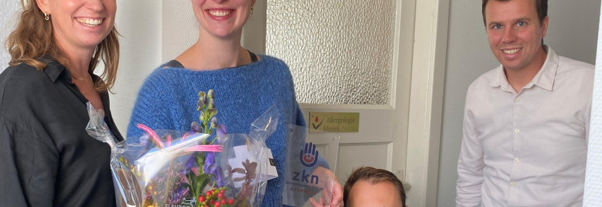 Allergologie kliniek Zwolle behaalt ZKN-keurmerk