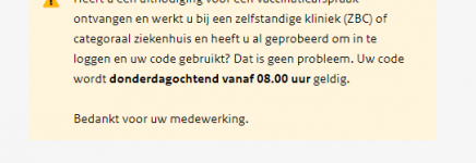 Boekingstool vanaf 20 mei 8.00 uur te gebruiken
