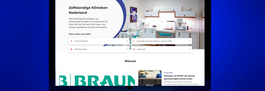 Website ZKN wordt vernieuwd; bewaar uw inloggegevens