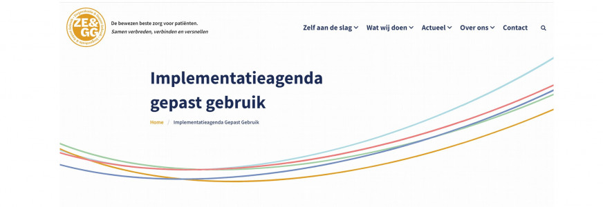 Update ZE&GG implementatieagenda
