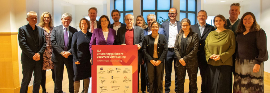 IZA Uitvoeringsakkoord gegevensuitwisseling ondertekend